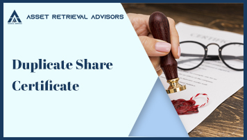 duplicate share certificate